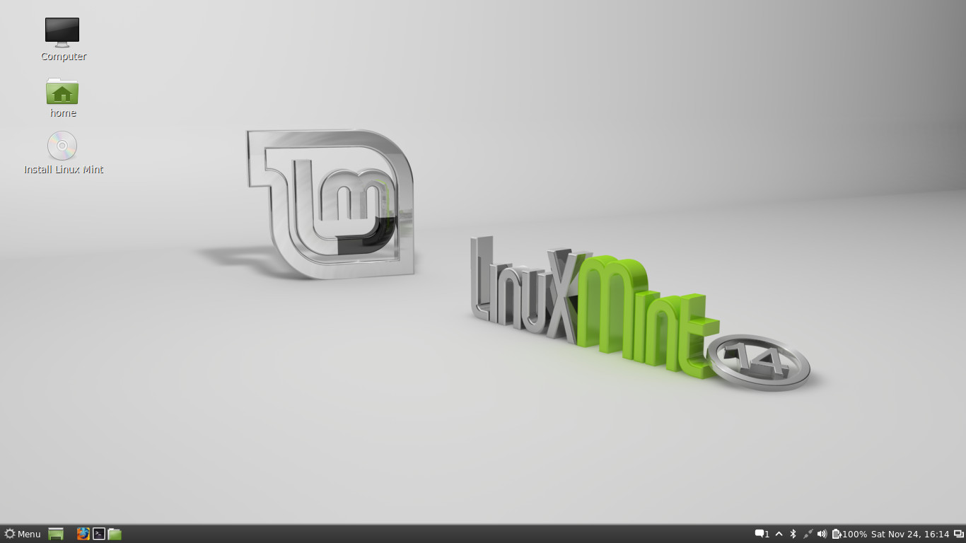 Linux mint desktop