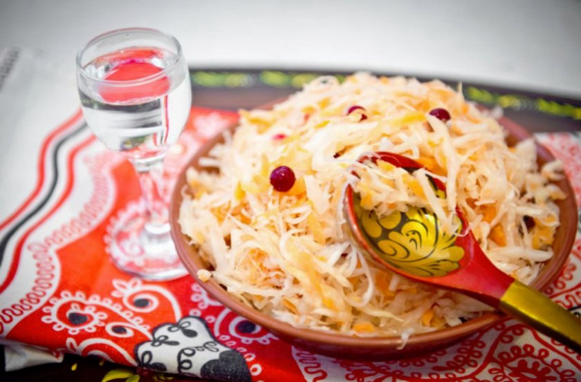 Квашеная капуста как закуска