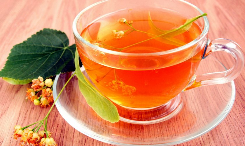 Малиново-липовый чай
