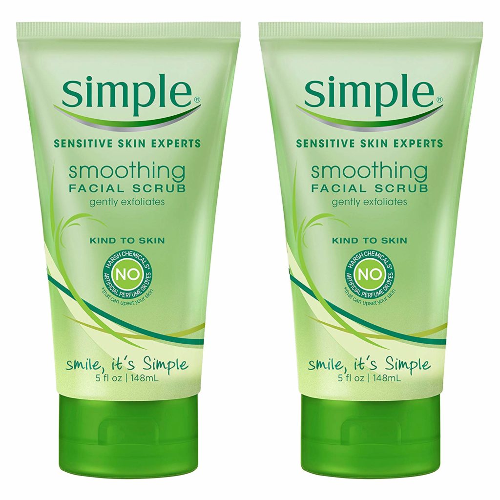 Simple Sensitive Skin Smoothing Facial Scrub