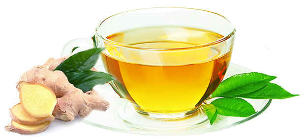 Зеленый имбирный чай