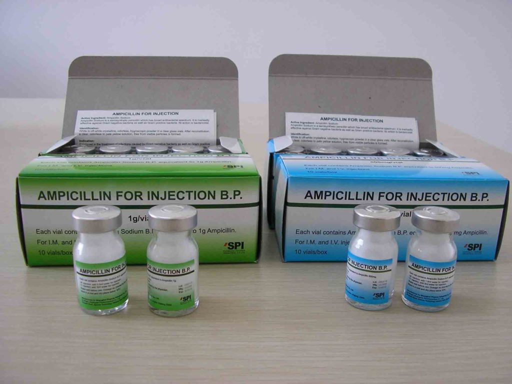 Ампициллин при воспаление лимфоузлов