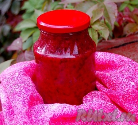 Брусника, протертая с сахаром