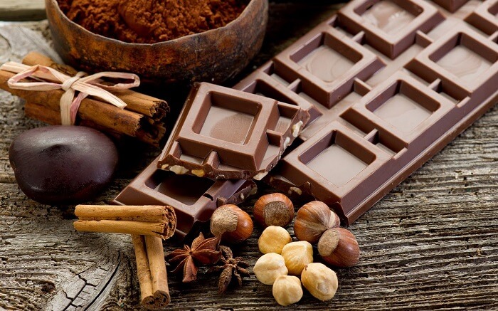 шоколад орехи и специи