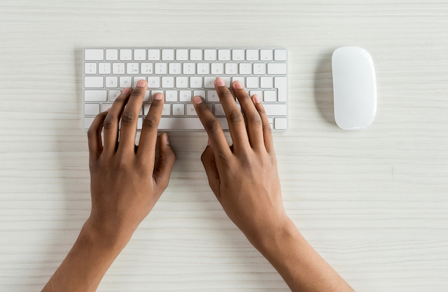 Typing and hand position hasn’t changed much over the years –home row keys
